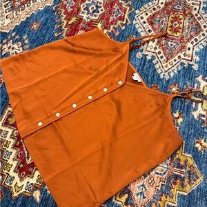 J. Crew Burnt Orange Sleeveless Top